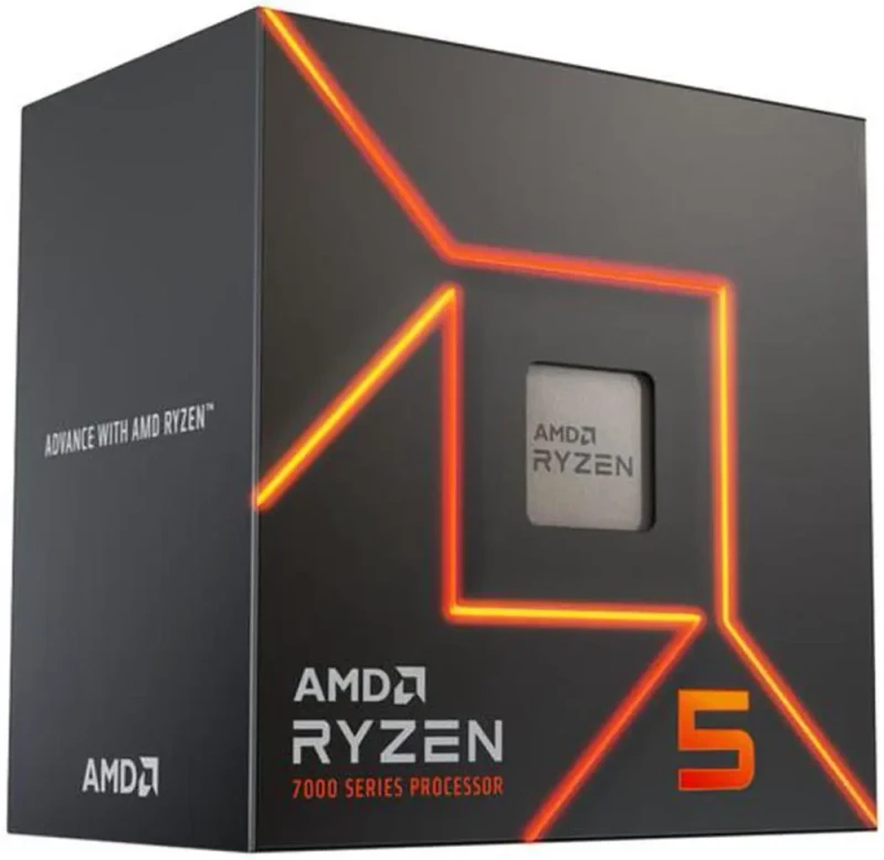 AMD Ryzen 5 7600 - Ryzen 5 7000 Series Zen 4 6-Core 3.8 GHz - Socket AM5 65W - AMD Radeon Graphics Processor - 100-100001015BOX - Featured Image