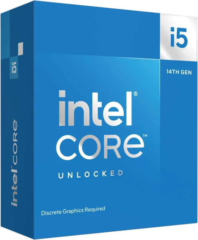 Intel Core i5-14600KF - Core i5 14th Gen 14-Core (6P+8E) LGA 1700 125W None Integrated Graphics Desktop Processor - Boxed - BX8071514600KF - Featured Image