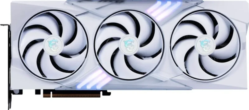 MSI Gaming GeForce RTX 5070 12GB GDDR7 PCI Express 5.0 Graphics Card RTX 5070 12G GAMING TRIO OC WHITE - Featured Image