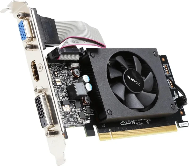 GIGABYTE GeForce GT 710 2GB DDR3 PCI Express 2.0 Low Profile Graphics Card GV-N710D3-2GL REV2.0 - Featured Image