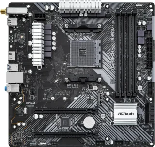 ASRock B450M/AC R2.0 AM4 AMD Promontory B450 Micro ATX AMD Motherboard