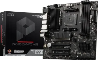 MSI PRO PRO B550M-VC WIFI AM4 AMD B550 MATX AMD Motherboard