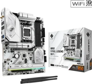 ASRock B850 STEEL LEGEND WIFI AM5 AMD B850 ATX Motherboard