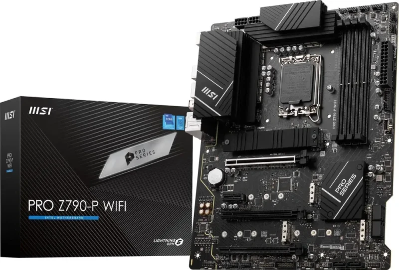 MSI PRO Z790-P WIFI LGA 1700 Intel Z790 SATA 6Gb/s DDR5 ATX Motherboard - Featured Image