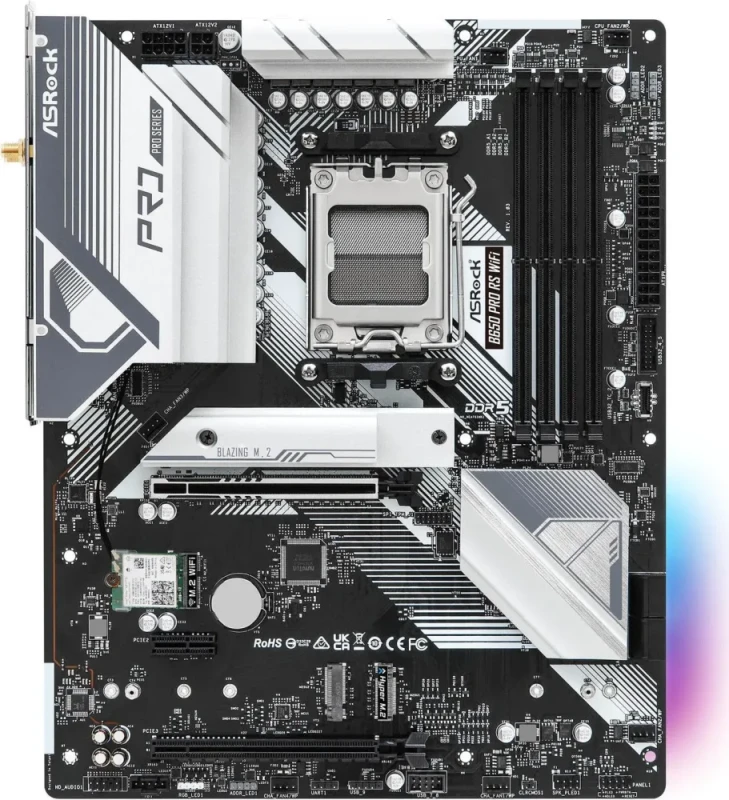 ASRock B650 Pro RS WiFi AM5 AMD B650 ATX Motherboard - Featured Image