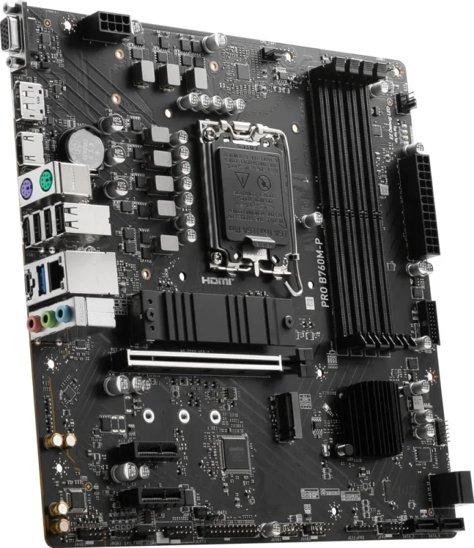 MSI PRO B760M-P LGA 1700 Intel B760 SATA 6Gb/s Micro ATX Motherboard - Featured Image