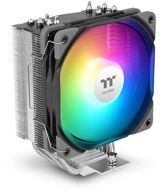Thermaltake UX500 ARGB CPU Cooler; 5xØ6mm Copper Heatpipes; 120mm PWM Fan; 700~1800 RPM; Intel/AMD Compatible; Single Tower; 260W TDP; Black; CL-P144-AL12SW-A - Featured Image