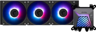 MSI MAG Coreliquid A15 360 Black- AIO ARGB Liquid Cooling - 360mm Radiator - Triple 120mm ARGB PWM Fans - EZ Connect - Uni Bracket - LGA 1700/1851/AM5/AM4 Compatible