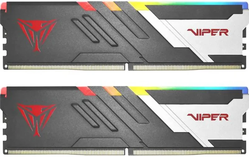 Patriot Viper Venom RGB 32GB (2 x 16GB) 288-Pin PC RAM DDR5 6000 (PC5 48000) Desktop Memory Model PVVR532G600C36K - Featured Image