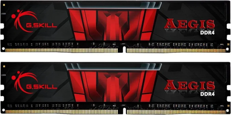 G.SKILL Aegis 16GB (2 x 8GB) 288-Pin PC RAM DDR4 3200 (PC4 25600) Memory Kit Model F4-3200C16D-16GIS - Featured Image