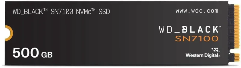 WD_BLACK SN7100 M.2 2280 500GB PCI-Express 4.0 x4 TLC 3D NAND Internal Solid State Drive (SSD) WDS500G4X0E - Featured Image