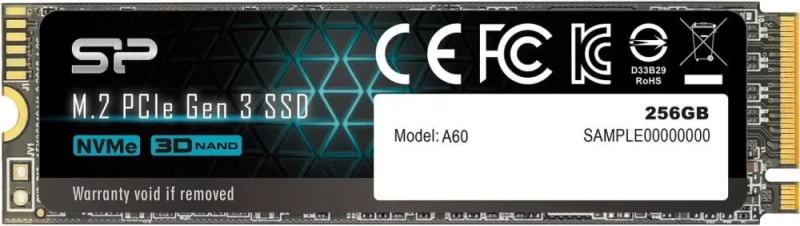Silicon Power 256GB NVMe M.2 2280 PCIe Gen3 x4 SSD (SP256GBP34A60M28) - Featured Image