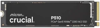 Crucial P510 1TB Gen5 NVMe SSD, Up to 11,000 MB/s, PCIe 5.0 M.2 2280 SSD, Internal Solid State Drive, Compatible with Laptop, CT1000P510SSD8