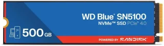 WD Blue SN5100 500GB NVMe SSD, PCIe Gen 4.0, up to 6,600 MB/s read speeds