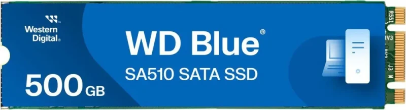 WD Blue 500GB SA510 M.2 Internal Solid State Drive SSD - WDS500G3B0B - Featured Image