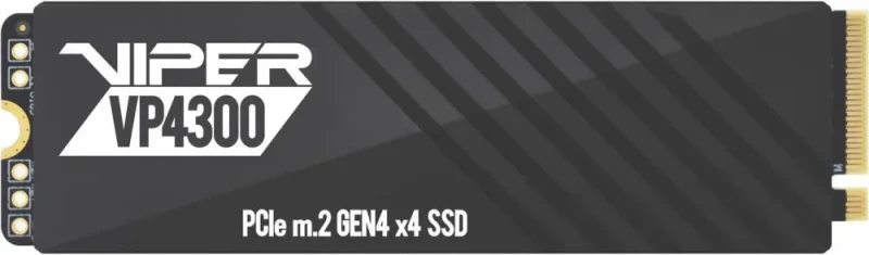 Patriot Viper VP4300 2TB M.2 Gen4 NVMe SSD – DRAM Cache, Heatsink, 7400MB/s, PCIe 4.0 x4 Internal Solid State Drive VP4300-2TBM28H - Featured Image