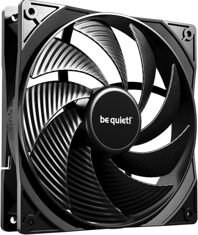 Pure Wings 3 | 140mm PWM Case Fan | High Performance Cooling Fan | Compatible with Desktop | Low minimum rpm | Low Noise | Black | BL108 - Featured Image