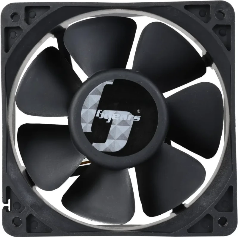 Bgears b-Blaster 120x38mm 2 ball bearing High Speed 4500 RPM High Airflow 218 CFM 3pin 3wire 12VDC fan. - Featured Image
