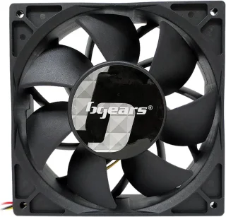 Bgears b-Blaster 140x38mm 2 ball bearing High Speed 5200 RPM High Airflow 308 CFM 4pin 4wire PWM 12VDC fan.