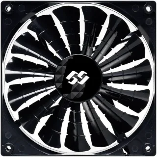 b-Shark 120mm Black fan with 15 blades design for extreme airflow at low noise level. Fan Speed at 1500 RPM at 83 CFM. Noise level at 26.5 dBA. Innovative Fluid Dynamic Bearing delivers longer life
