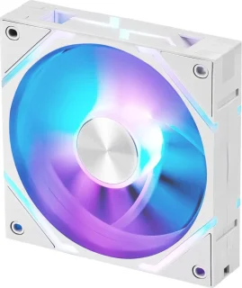 MSI MPG EZ120 ARGB WHITE-1W Fan - 120mm ARGB Fan, Fluid Dynamic Bearing with Extra nut Fixing, Mystic Light & Cooling Wizard Support with MSI motherboards, 1900RPM, 2 Years Warranty