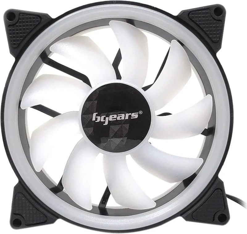BGears b-DualRing 120mm 30 White LEDs fan with 101 CFM at 2000 RPM - Featured Image