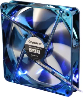 Bgears b-ice 140mm 140mm Blue LED Case Fan