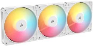 CORSAIR RS120-R ARGB 120mm PWM Reverse Fans Triple Pack – White – Reverse  Fan Blade – Eight Vibrant RGB LEDs – Magnetic Dome Bearing – Daisy-Chain 4-Pin  PWM and +5V ARGB Connections