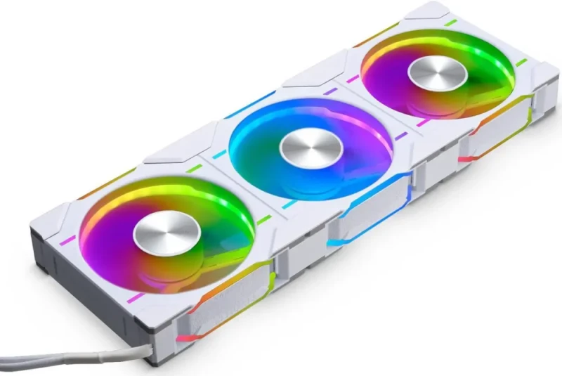 Phanteks D30-120 DRGB PWM FAN 3Pack, Premium D-RGB Performance Fans, ARGB/DRGB lighting, Daisy-chain Fan Linking system, White, 3Pack - Featured Image