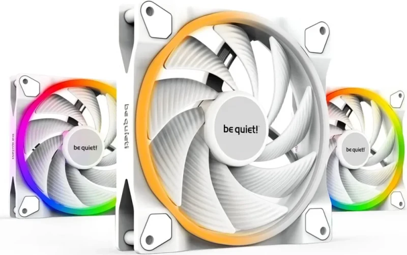 be quiet! LIGHT WINGS WHITE 140mm PWM TRIPLE PACK - Featured Image
