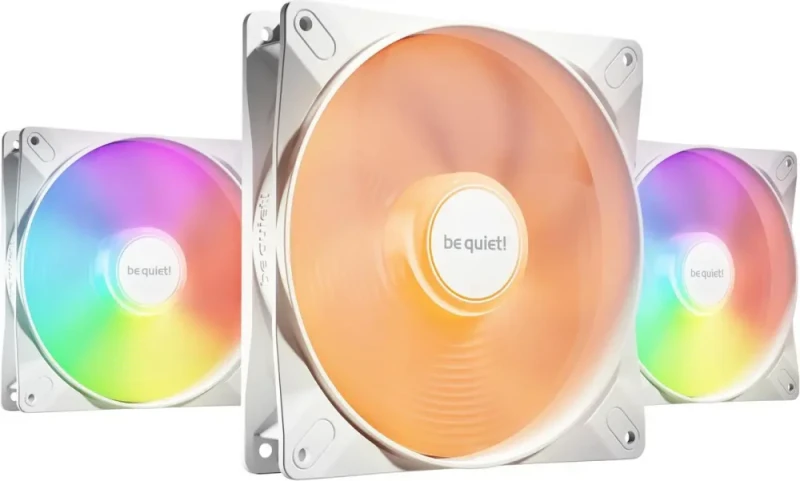 be quiet! LIGHT WINGS LX 140mm PWM BL128 140mm ARGB LED Case Fan - Triple Pack - Featured Image
