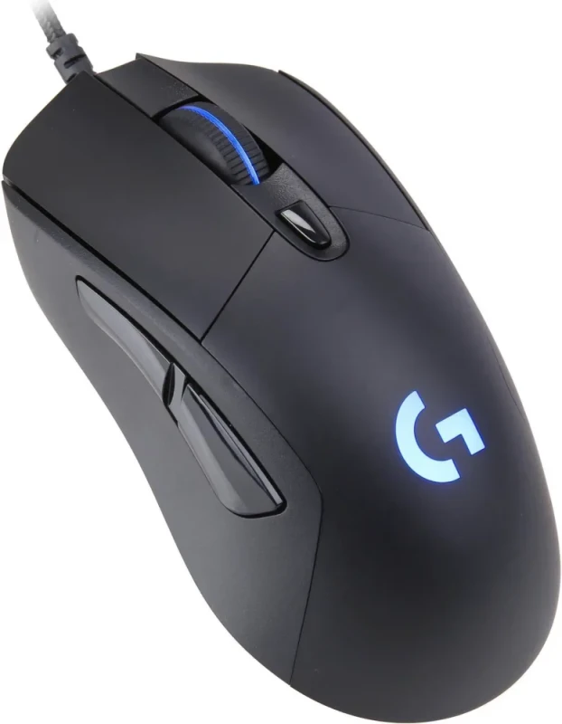 Logitech G403 Hero 25K Gaming Mouse, Lightsync RGB, Lightweight 87G+10G optional, Braided Cable, 25, 600 DPI, Rubber Side Grips - Featured Image