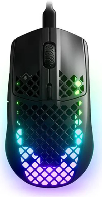 SteelSeries AEROX 3 2022 62611 Onyx 6 Buttons USB-C Wired Optical Gaming Mouse - Featured Image