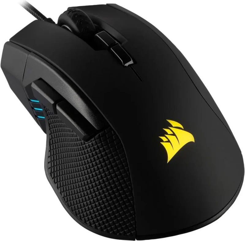 CORSAIR IRONCLAW RGB, FPS/MOBA Gaming Mouse, Black, Backlit RGB LED, 18000 dpi, Optical - Featured Image