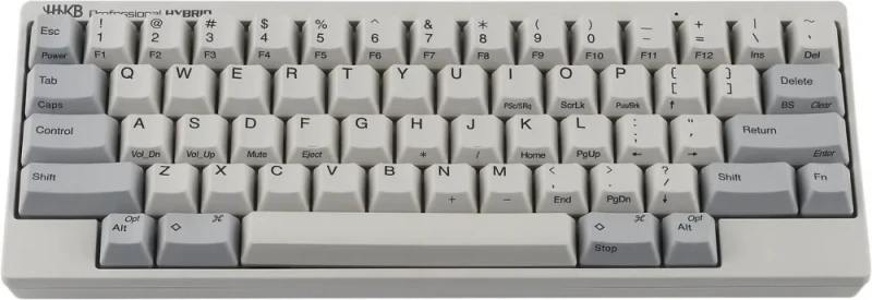 Happy Hacking Keyboard Professional Classic (Wired, USB-C, Mac, Windows, White, Printed) with 2 Year Advance Exchange Warranty CG01000-296801 - Featured Image