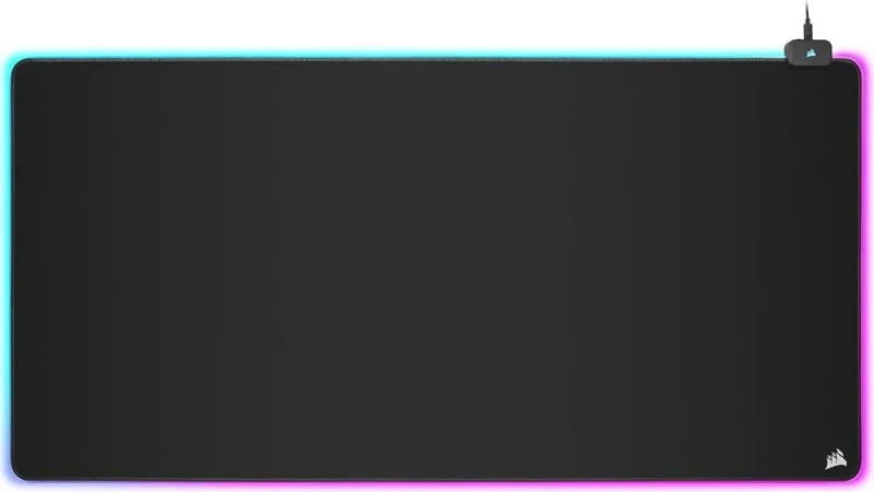 CORSAIR MM700 RGB Extended 3XL Cloth Gaming Mouse Pad / Desk Mat - Massive 1,220mm x 610mm (48” x 24”)  Cloth Surface - 360° Three-Zone RGB Lighting - Two USB Ports, CH-9417080-WW - Featured Image