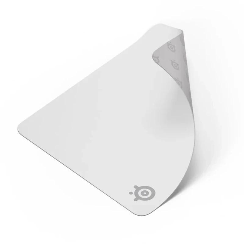 SteelSeries QcK Cloth Gaming Mouse Pad - Exclusive Micro-Woven Surface, Optimized for Gaming Sensors, Maximum Control - Size L - White - Featured Image