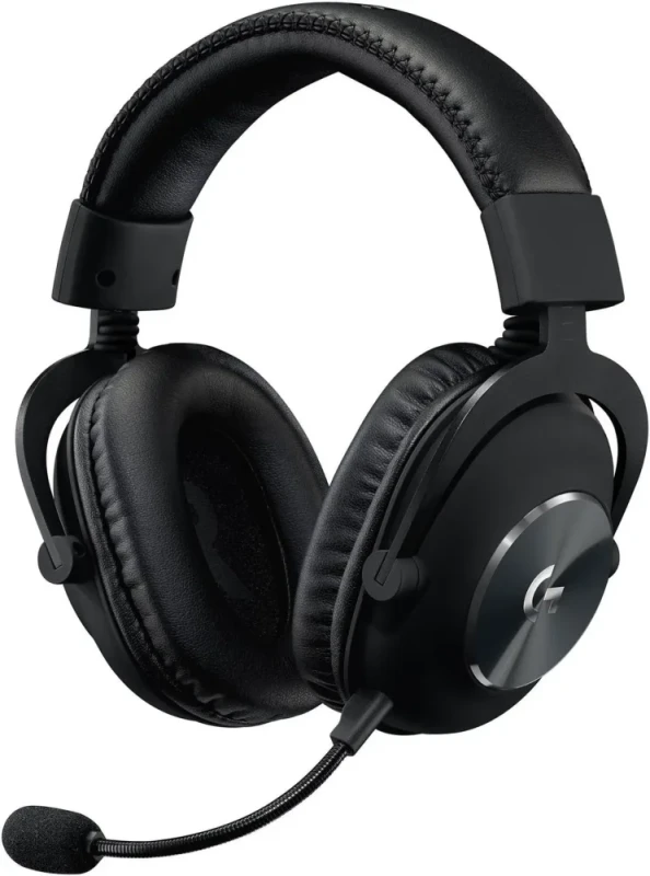 Logitech G PRO X Gaming Headset with Blue Voice, DTS Headphone 7.1 and 50 mm PRO-G Drivers, for PC - Black - Featured Image