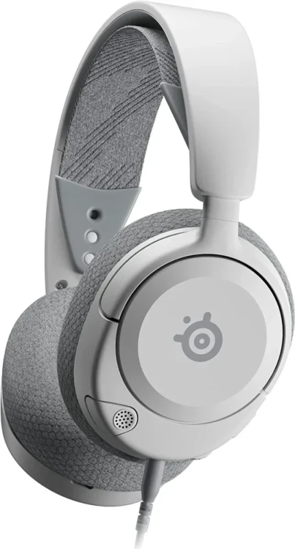 SteelSeries Arctis Nova 1 Multi-System Gaming Headset — Hi-Fi Drivers — 360° Spatial Audio — Comfort Design — Durable — Ultra Lightweight — Noise-Cancelling Mic — PC, PS5/PS4, Switch, Xbox - White - Featured Image