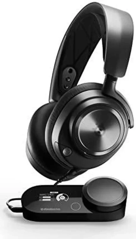 SteelSeries Arctis Nova ProMulti-System Gaming Headset - Premium Hi-Fi Drivers - Hi-Res Audio - 360° Spatial Audio - GameDAC Gen 2 - ESS Sabre Quad-DAC - Stealth Retractable Mic - PC, PS5, PS4, Switch - Featured Image