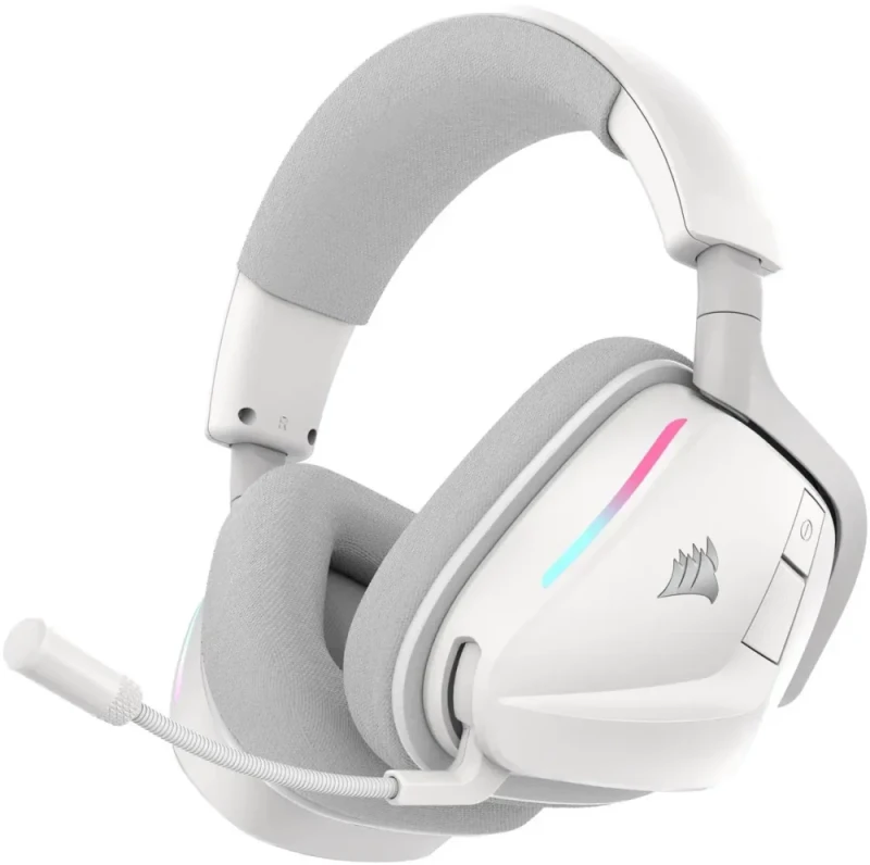 Corsair VOID WIRELESS v2 Gaming Headset Works with PC, PS5 and Nintendo Switch- White (CA-9011380-WW) - Featured Image