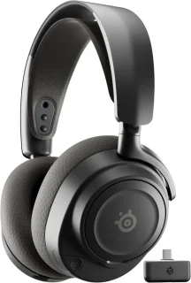 SteelSeries Arctis Nova 7 Wireless Gen 2 Gaming Headset - Real-Time App Control, 50+ HR Play, Neodymium Drivers, Mix 2.4GHz/Bluetooth, PC, PS5, PS4, Switch 1/2, Mobile - Black