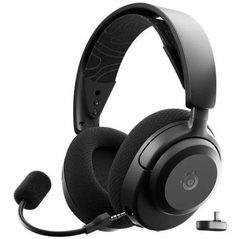 SteelSeries Arctis Nova 3X Wireless Multi-Platform Gaming Headset - Mobile App Control, 40 HR Battery, Neodymium Magnetic Drivers, 2.4GHz/Bluetooth, Xbox, PS5, PC, Switch, Mobile - Black - Featured Image