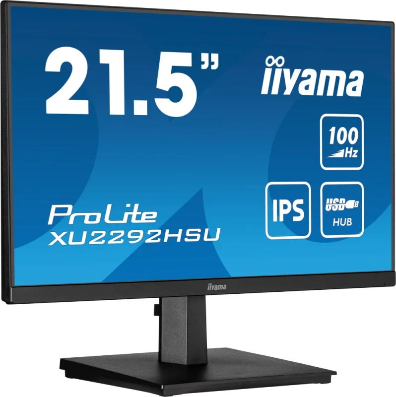 iiyama ProLite XU2292HSU-B6 22" Full HD IPS Monitor - 100Hz, 0.4ms MPRT, FreeSync Premium, HDMI/DP, USB Hub, Slim Bezel, Speakers - Featured Image