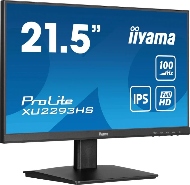 iiyama ProLite XU2293HS-B6 22" Full HD IPS Monitor - 100Hz, 1ms MPRT, FreeSync, HDMI/DP, Height Adjustable Stand, Speakers - Featured Image
