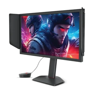 BenQ ZOWIE XL2586X+ 24.1" Full HD TN Esports Monitor - 600Hz, 0.5ms, DyAc 2, HDMI/DP, Height Adjustable, Tilt, Black eQualizer, S-Switch, Hood