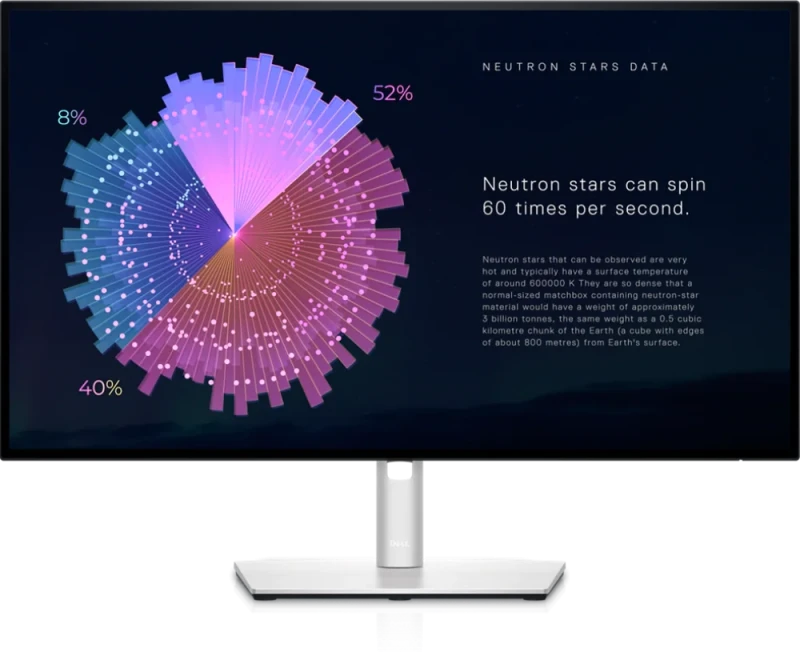 Dell U2722DE 27" QHD IPS Monitor - 8ms, HDMI/DP/USB-C/LAN, Height Adjustable, Pivot, ComfortView Plus - Featured Image