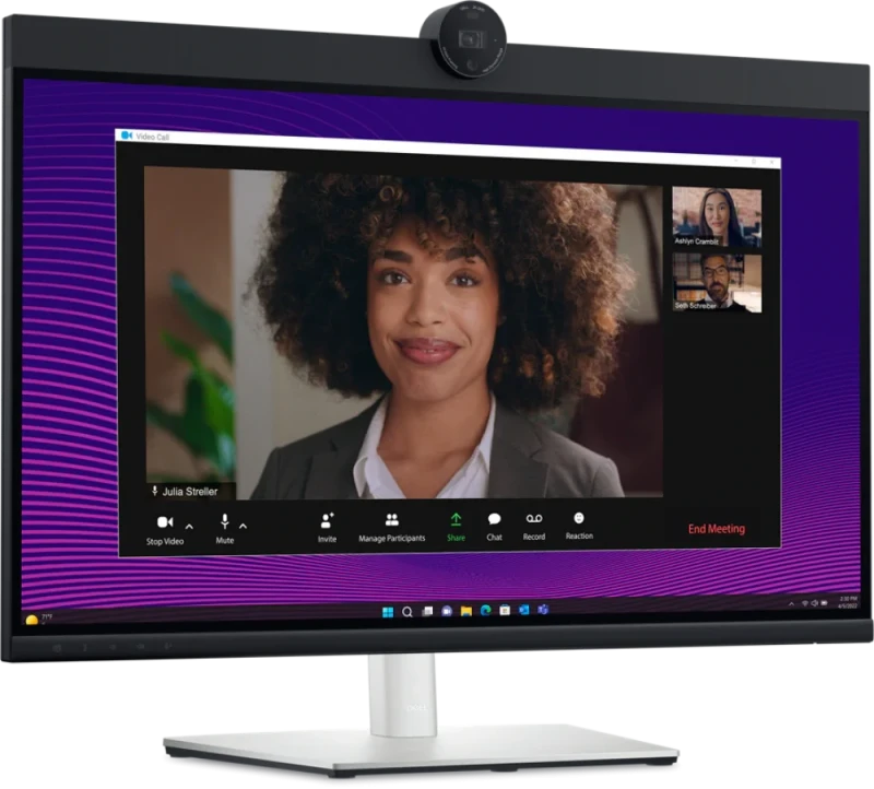 Dell P2724DEB 27" QHD IPS Monitor - 5ms, HDMI/DP/USB-C (90W PD)/LAN, Height Adjustable, Pivot, Built-in Speakers, 4MP Webcam, Microphone - Featured Image