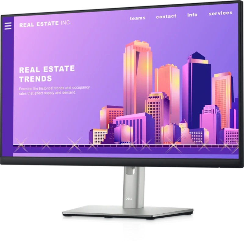 Dell P2422H 23.8" Full HD IPS Monitor - 5ms, HDMI/DP/VGA/USB, Height Adjustable Stand, Pivot, ComfortView Plus - Featured Image