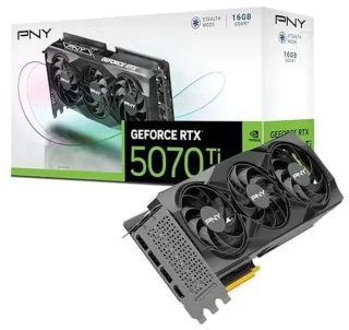 PNY GeForce RTX 5070 Ti Overclocked Triple Fan GPU